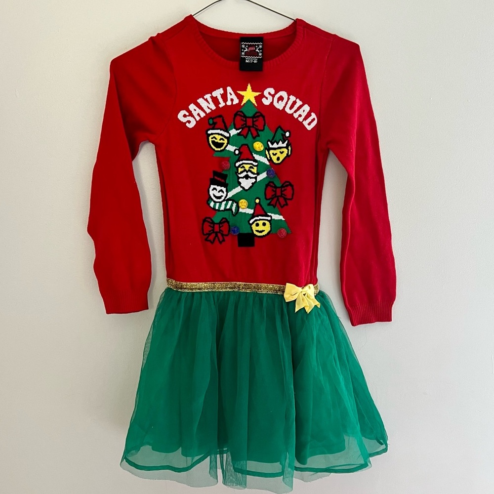 Santa squad- Girl’s dress size M